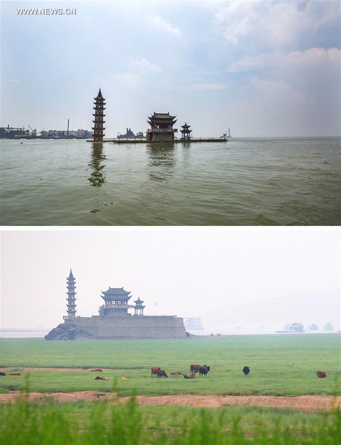 Water level of Poyang Lake higher than warning level for days