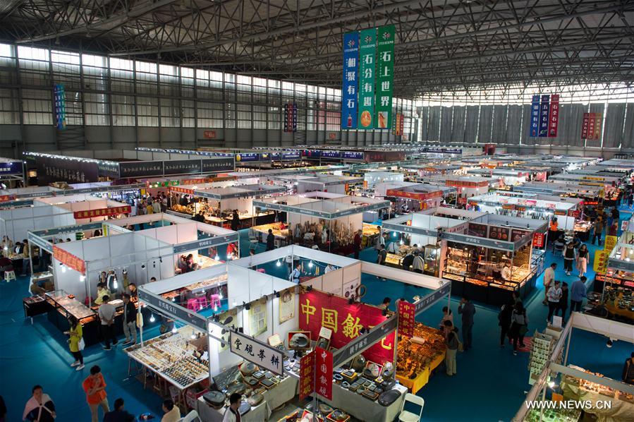 Int'l stone exhibition held in SW China's Kunming