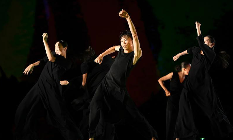 Contemporary dance "13 Tongues" performed in SE China's Taiwan