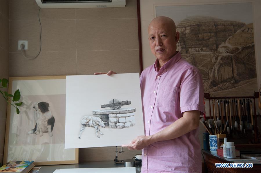 Pic story: Pyrographer Hao Youyou and his art works