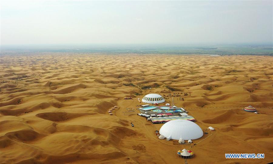 Whistling Dune Bay becomes tourism landmark of China's Inner Mongolia