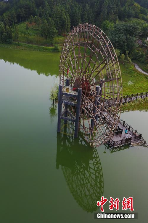 World's largest waterwheel in Guizhou