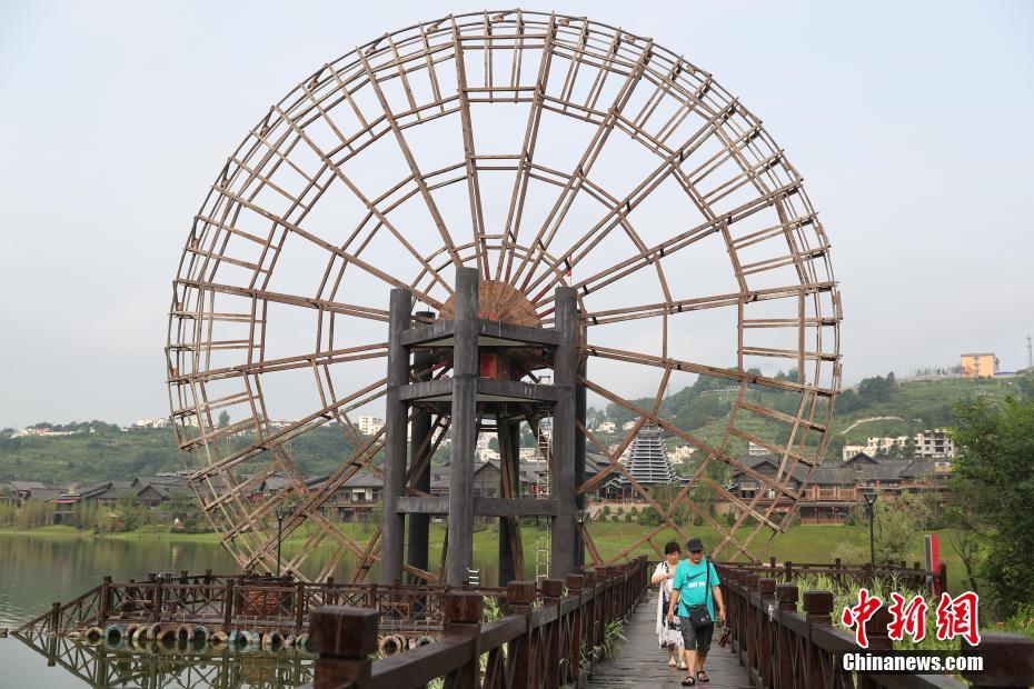 World's largest waterwheel in Guizhou