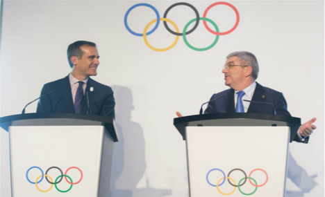 Los Angeles declares candidature to host Olympic Games 2028