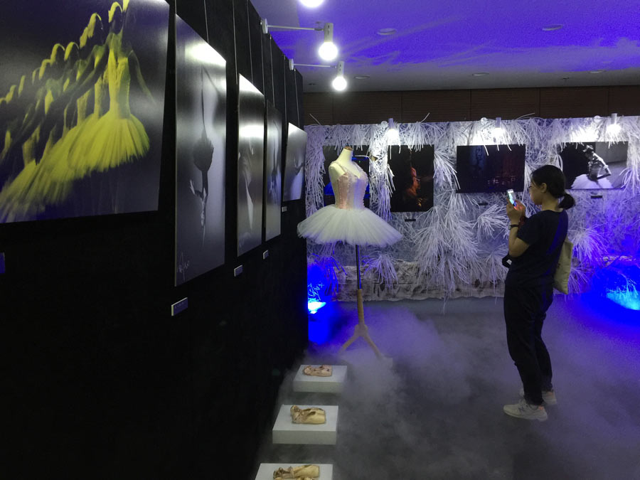 Swan in library: international ballet exhibition in Beijing