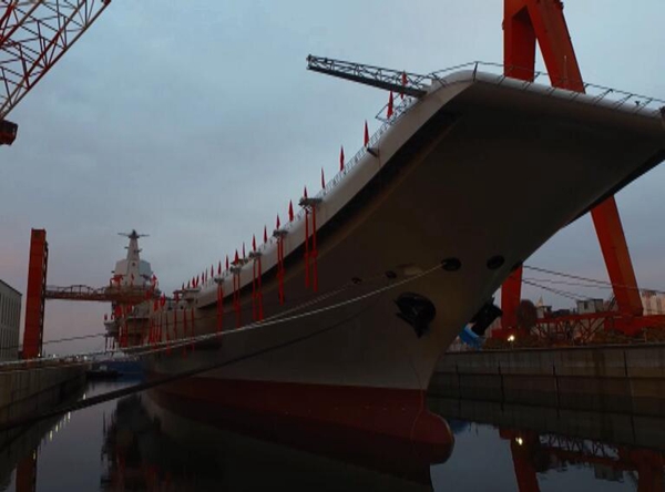 China’s first homemade aircraft carrier to enter mooring trials next month
