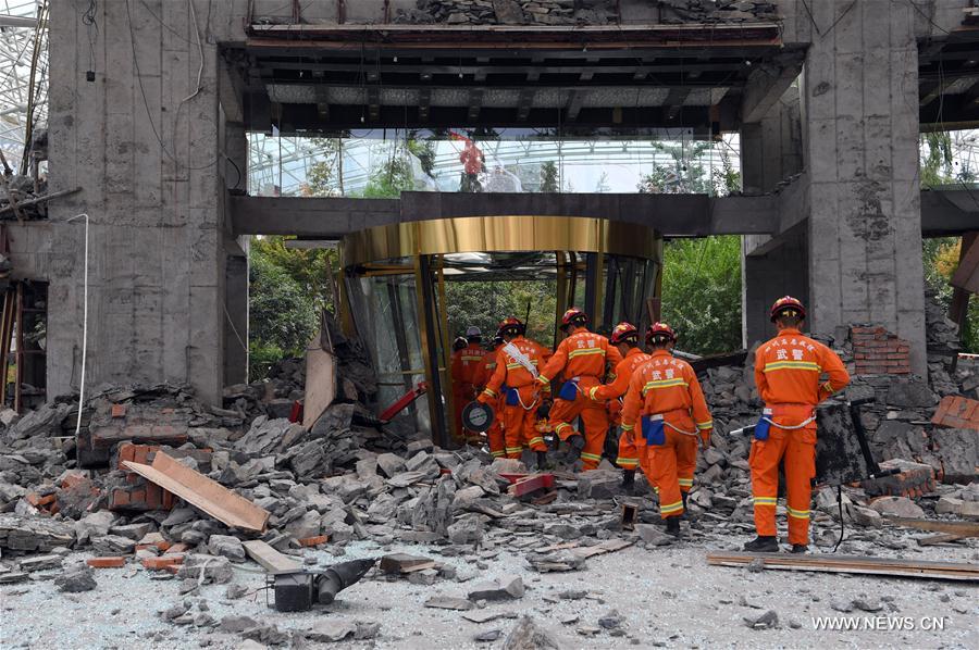 Rescue work continues in quake-hit Jiuzhaigou, China's Sichuan