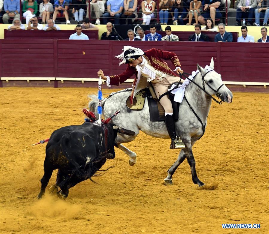 Highlights of bullfighting in Lisbon, Portugal People's Daily Online