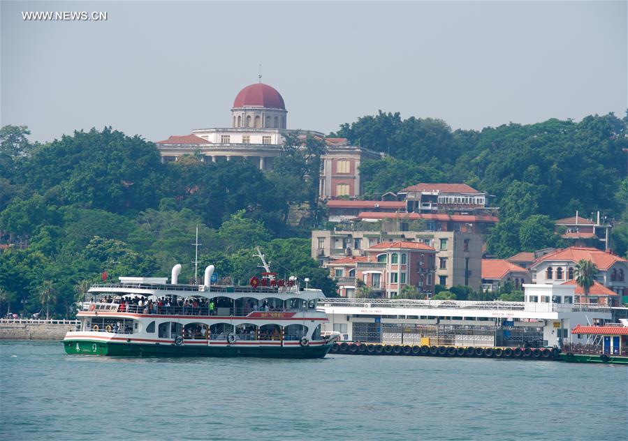 Extraordinary scenery of Xiamen skylines in SE China's Fujian