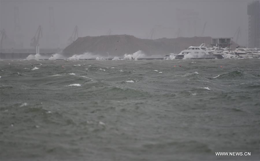 Typhoon Hato lands in south China