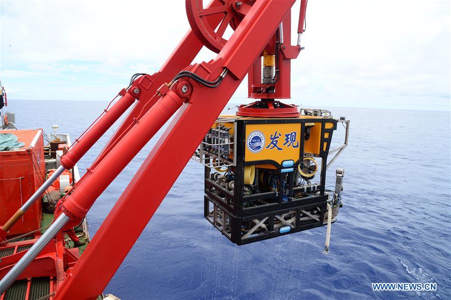 Samples collected from Caroline Seamount in western Pacific Ocean