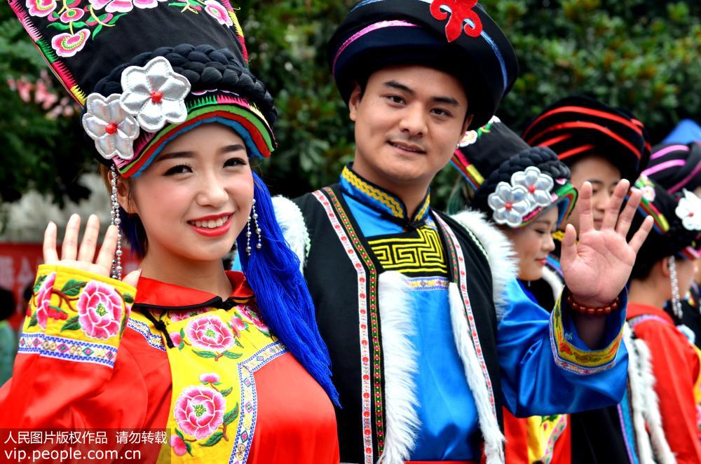Group wedding of Qiang ethnic group in Shaanxi