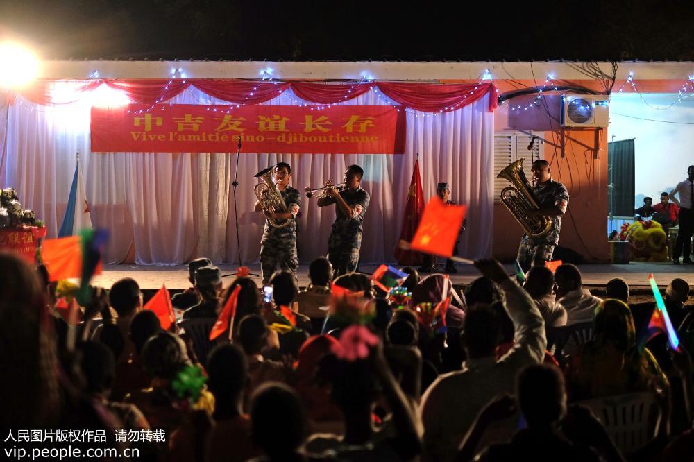 Peace Ark sailors celebrate with residents in Djibouti