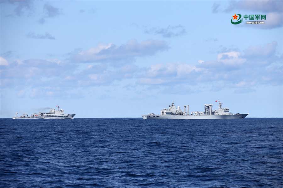 China-Russia joint naval drills kicks off