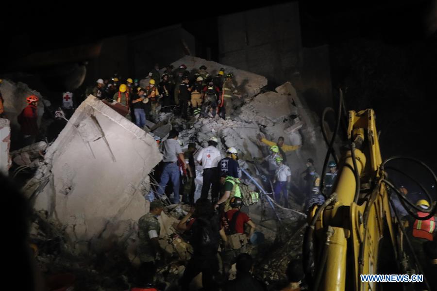 China expresses condolences to Mexico after earthquake