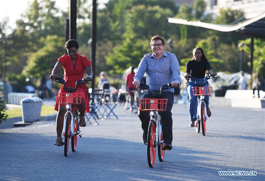 China's Mobike launches bike-sharing service in Washington D.C.