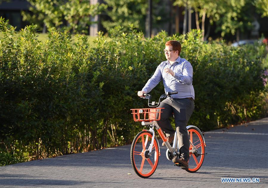China's Mobike launches bike-sharing service in Washington D.C.