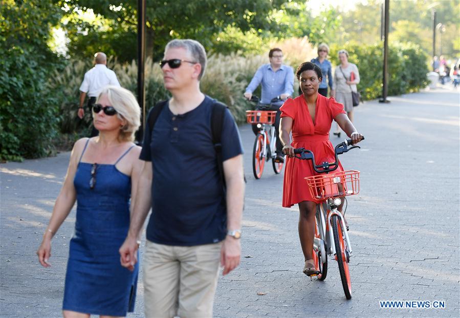 China's Mobike launches bike-sharing service in Washington D.C.