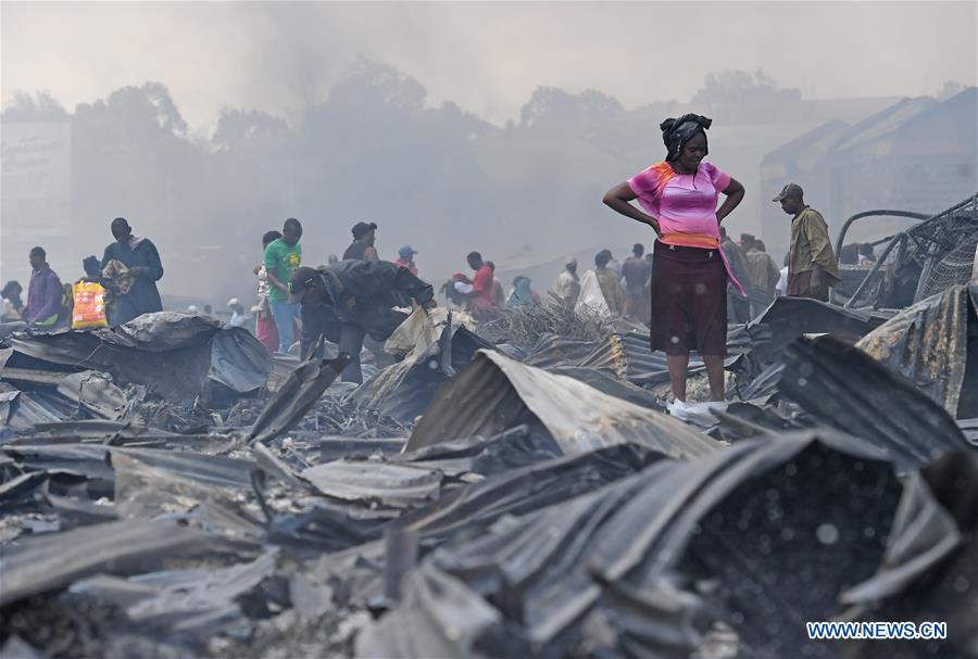 Kenya's largest open air market razed down amid losses for traders