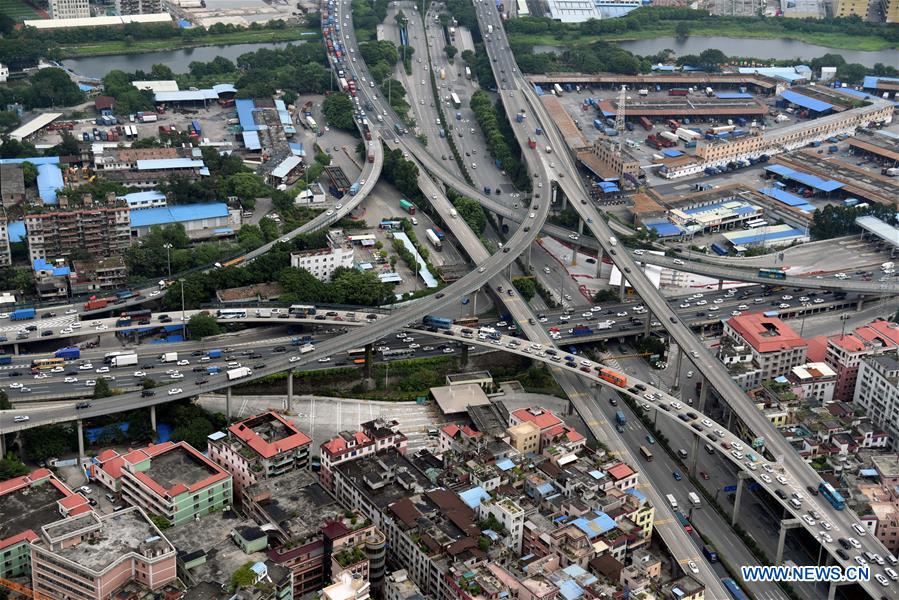 Guangdong highways see traffic jam as National Day holiday nears end