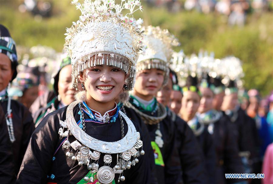 People of Miao ethnic group celebrate 