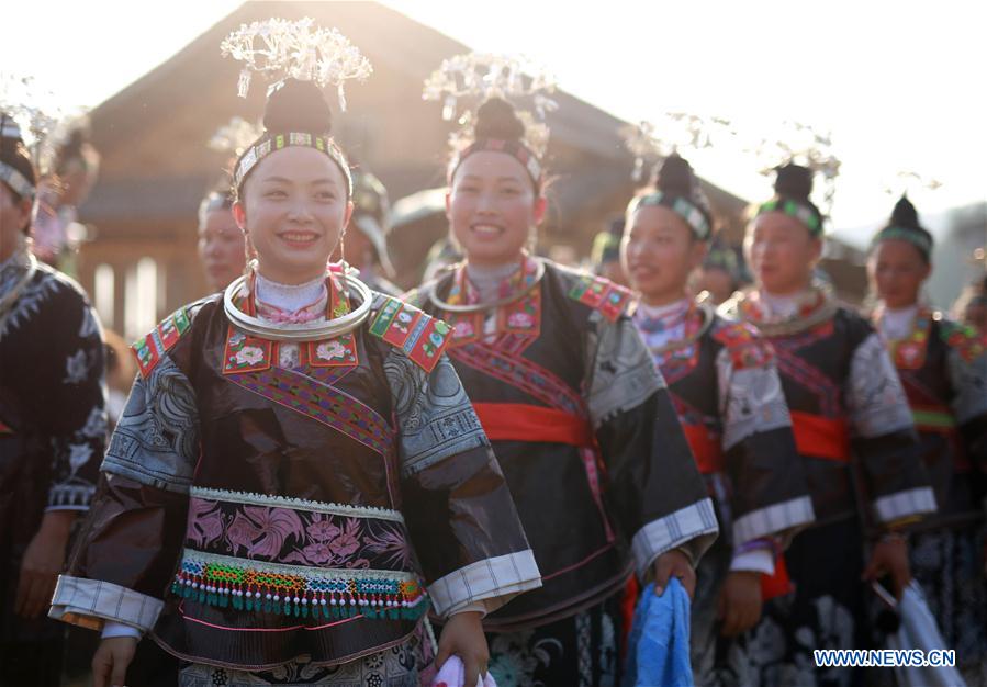 People of Miao ethnic group celebrate 