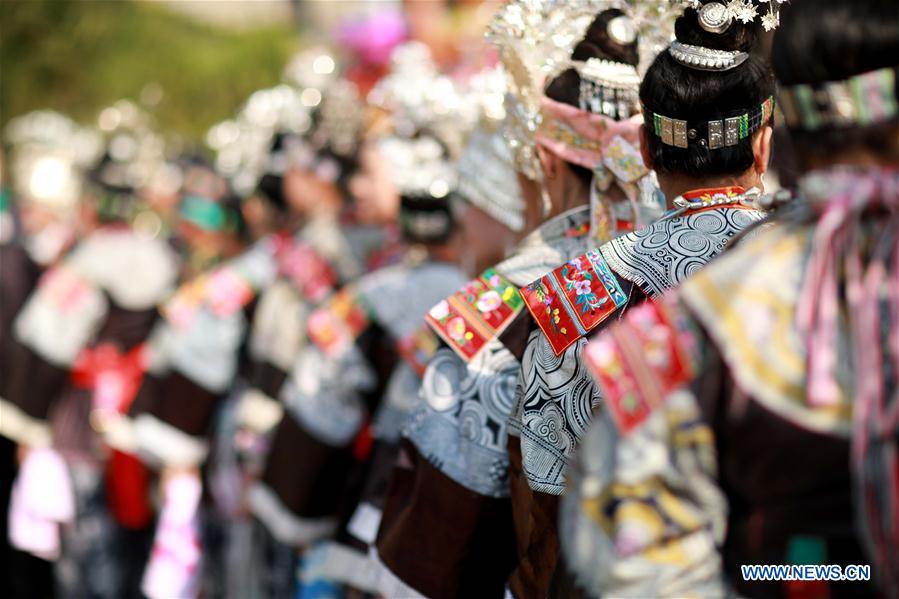 People of Miao ethnic group celebrate 