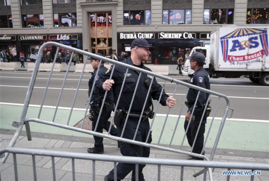 Security tightened at Times Square following terror attack in New York