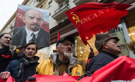 Russia marks 100th anniversary of October Revolution