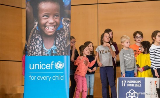 Over 200 children and young people mark World Children's Day in Geneva