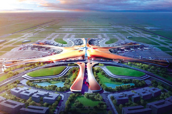 Beijing's new airport to serve Xiongan New Area: executiveBeijing's new airport will serve the Xiongan New Area and the coordinated development of Beijing and surrounding regions, according to a company executive.