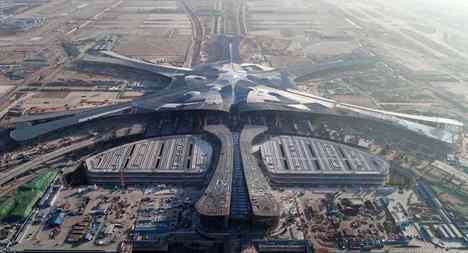 In pics: Beijing’s new airport gets its roof