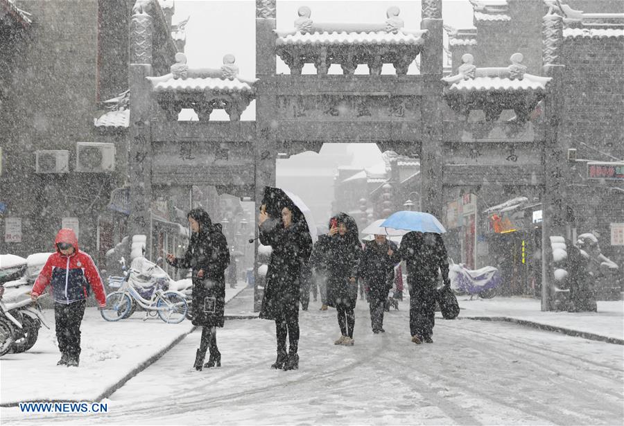Snowfall hits parts of China