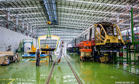 First overseas manufacturing base of rail equipment