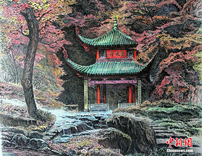 Pen drawings record the beauty of Changsha