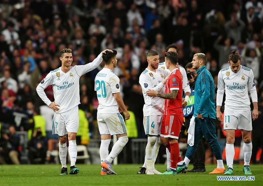 Real Madrid advance to final of UEFA Champions League