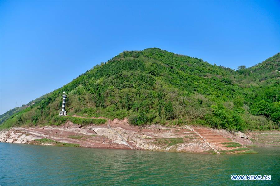 Environmental protection measures green banks of Yangtze River in Chongqing