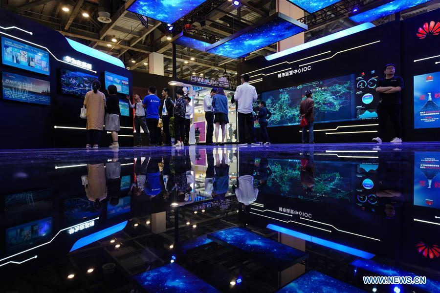 Global AI Product Application Expo 2018 opens in Jiangsu, E China