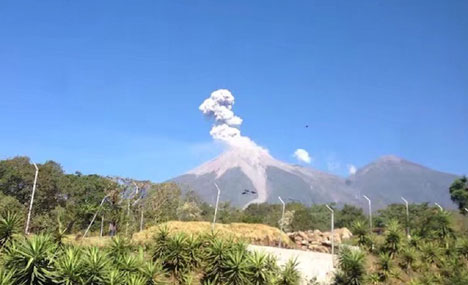 Reporter's note: Life under a volcano