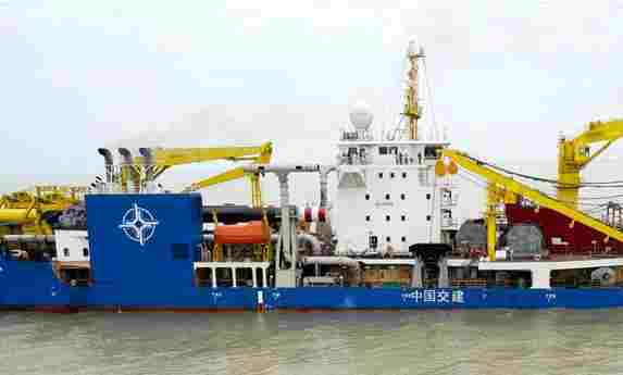 Asia's largest dredging vessel begins sea trial