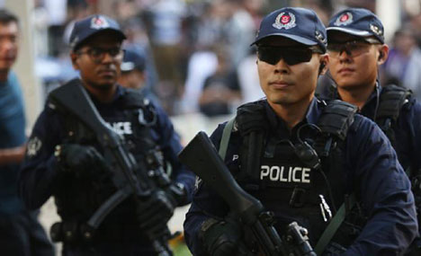 Singapore police prepare for Kim-Trump summit