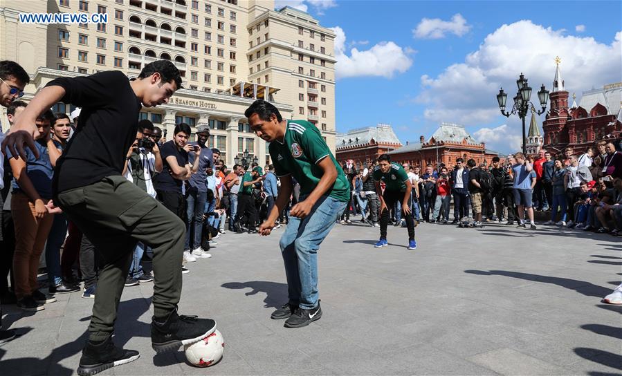 Feel football fans' enthusiasm ahead of World Cup