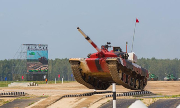 Chinese team stands out in tank contest of 2018 International Army Games