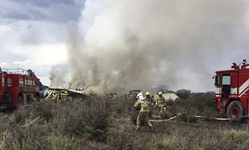Aeromexico plane crashes in north Mexico, no deaths