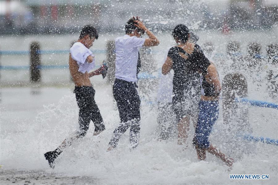 Typhoon Yagi Hits Qingdao, East China's Shandong - People's Daily Online