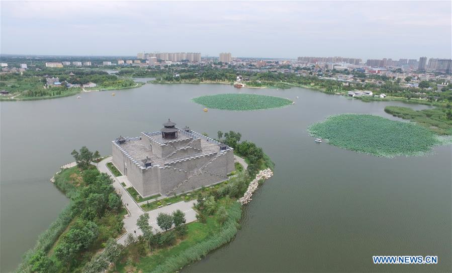 Pit, sump transformed to ecological parks in north China's Hebei