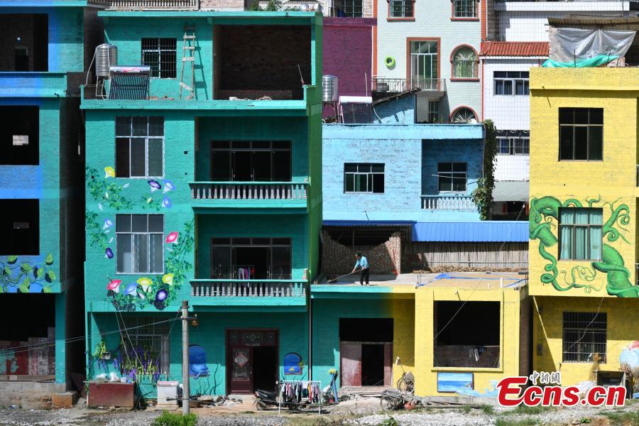 Colorful buildings expected to boost rural tourism