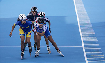In pics: roller speed skating event at Summer Youth Olympics