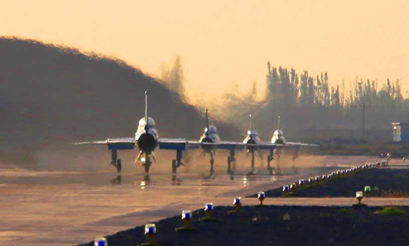 Pilot cadets participate in flight training