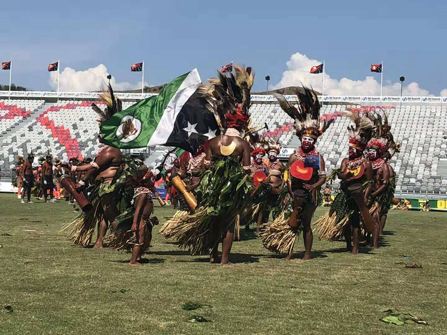 Tribal cultural show demonstrates PNG culture to the world